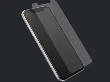 The new OtterBox Amplify Glass screen protector with antimicrobial technology. <br>Image source: OtterBox