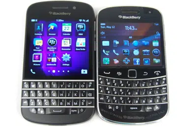 The BlackBerry Q10 has a striking resemblance to the Bold 9900, which was unveiled in 2011.