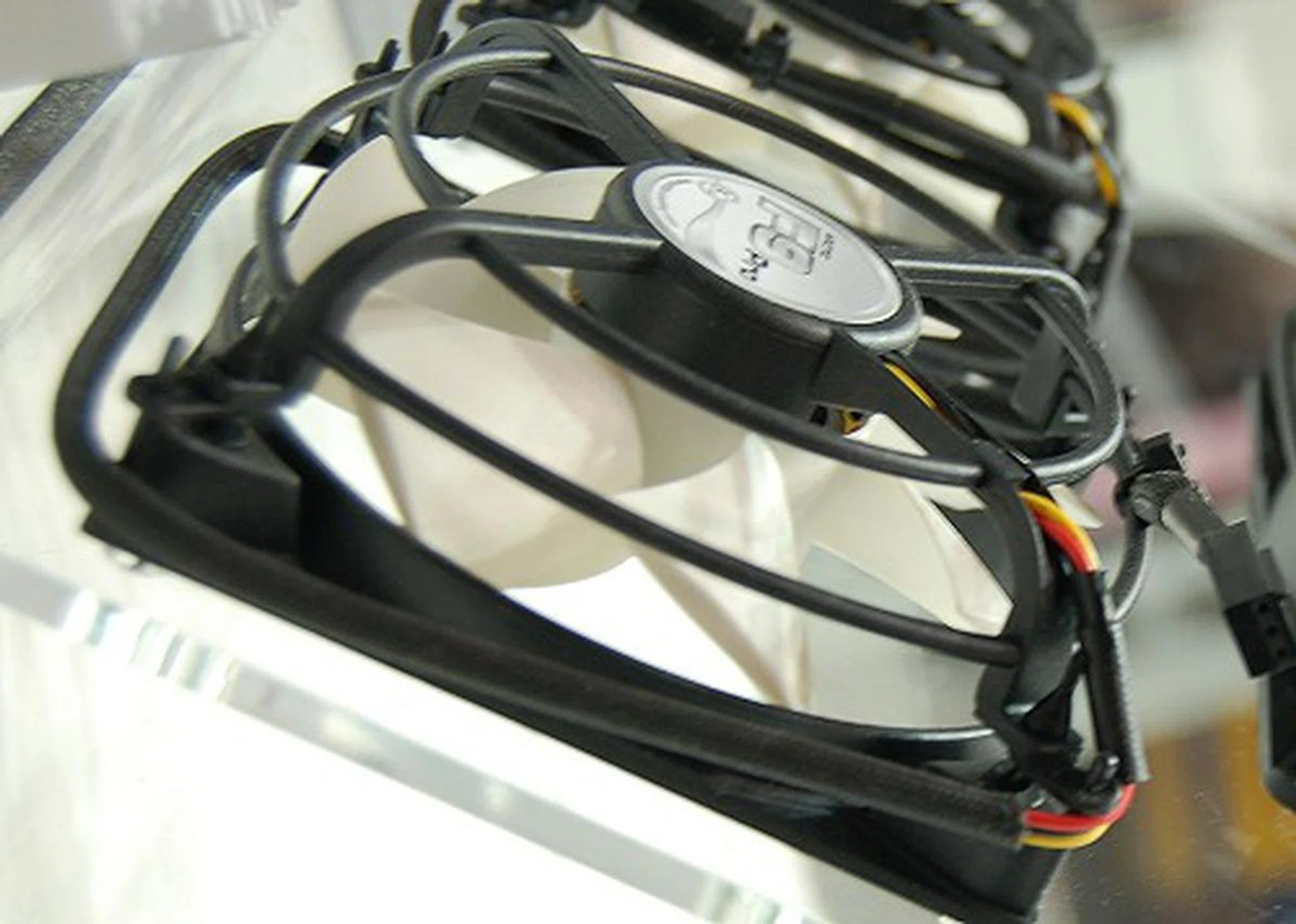  What's special about these fans are their newly designed fan blades. The thicker mid section of the fan blades were found to increase airflow while keeping noise levels lower than conventional blade designs.  
