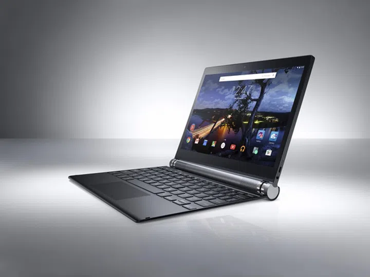 It kinds of reminds us of the Lenovo Yoga 3 Pro when the Dell Venue 10 7000 is paired with the keyboard.