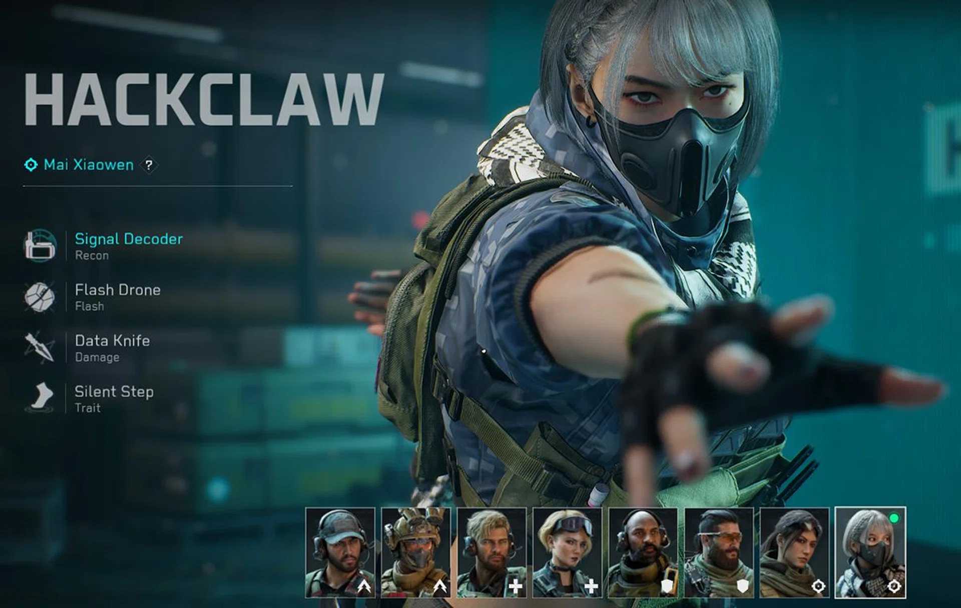 There are currently 8 operatives to choose from. Image: HWZ