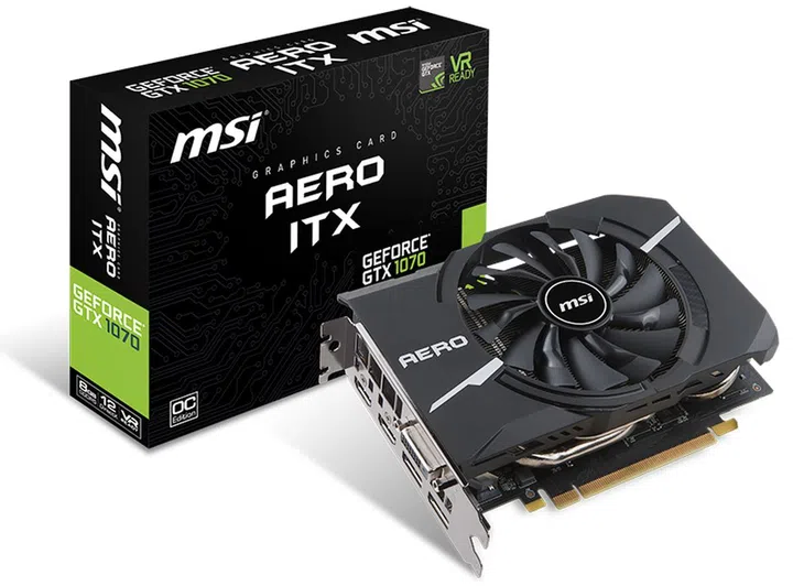 MSI GeForce GTX 1070 Aero ITX 8G OC