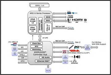 AMD G-Series Platform Block Diagram (Image Source: AMD)
