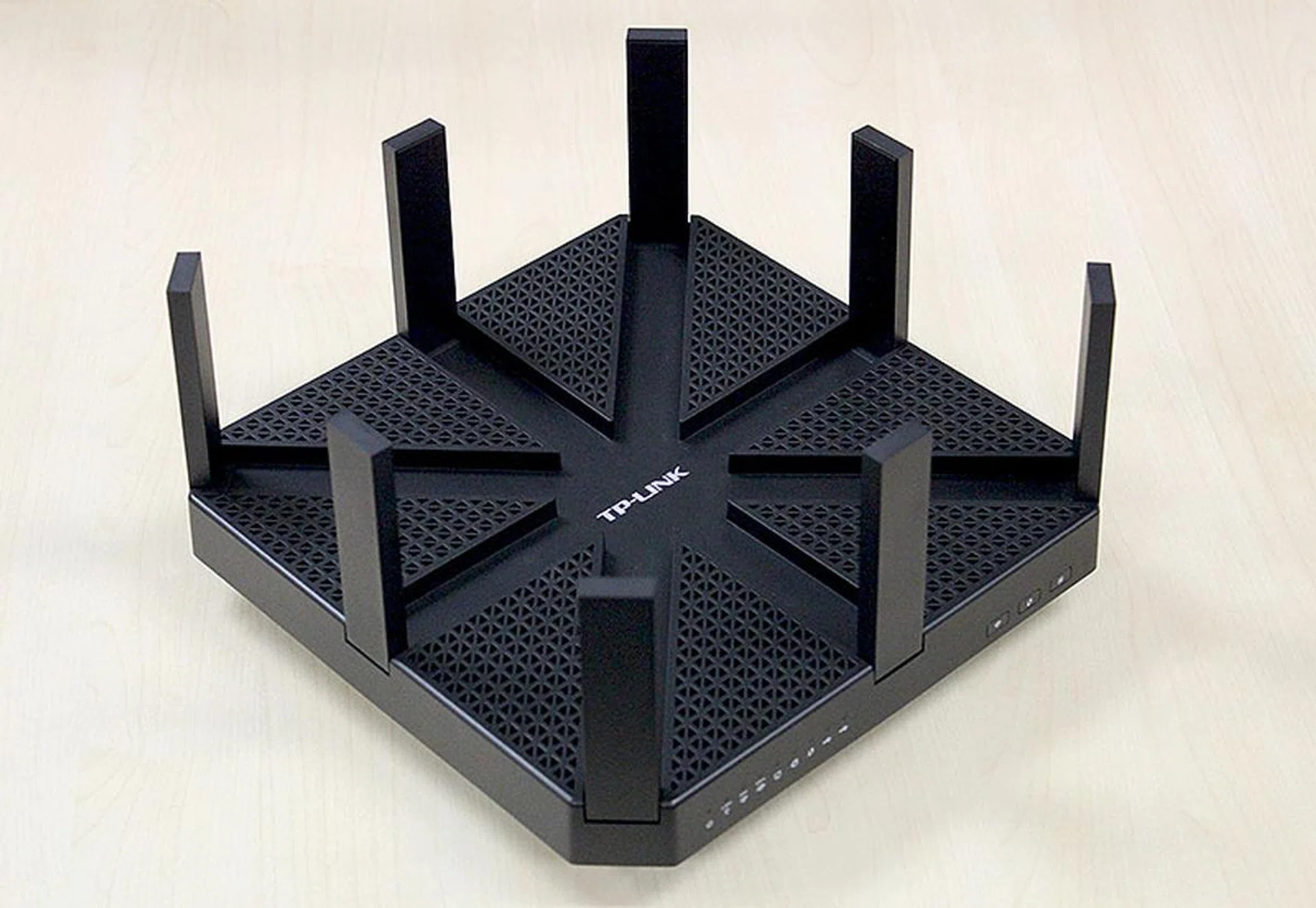 Say hi to 802.11ad. The TP-Link Talon AD7200 offers data transfer rates of up to 7200Mbps thanks to this new wireless standard.