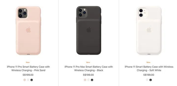 The Smart Battery Cases for the Apple iPhone 11 lineup.