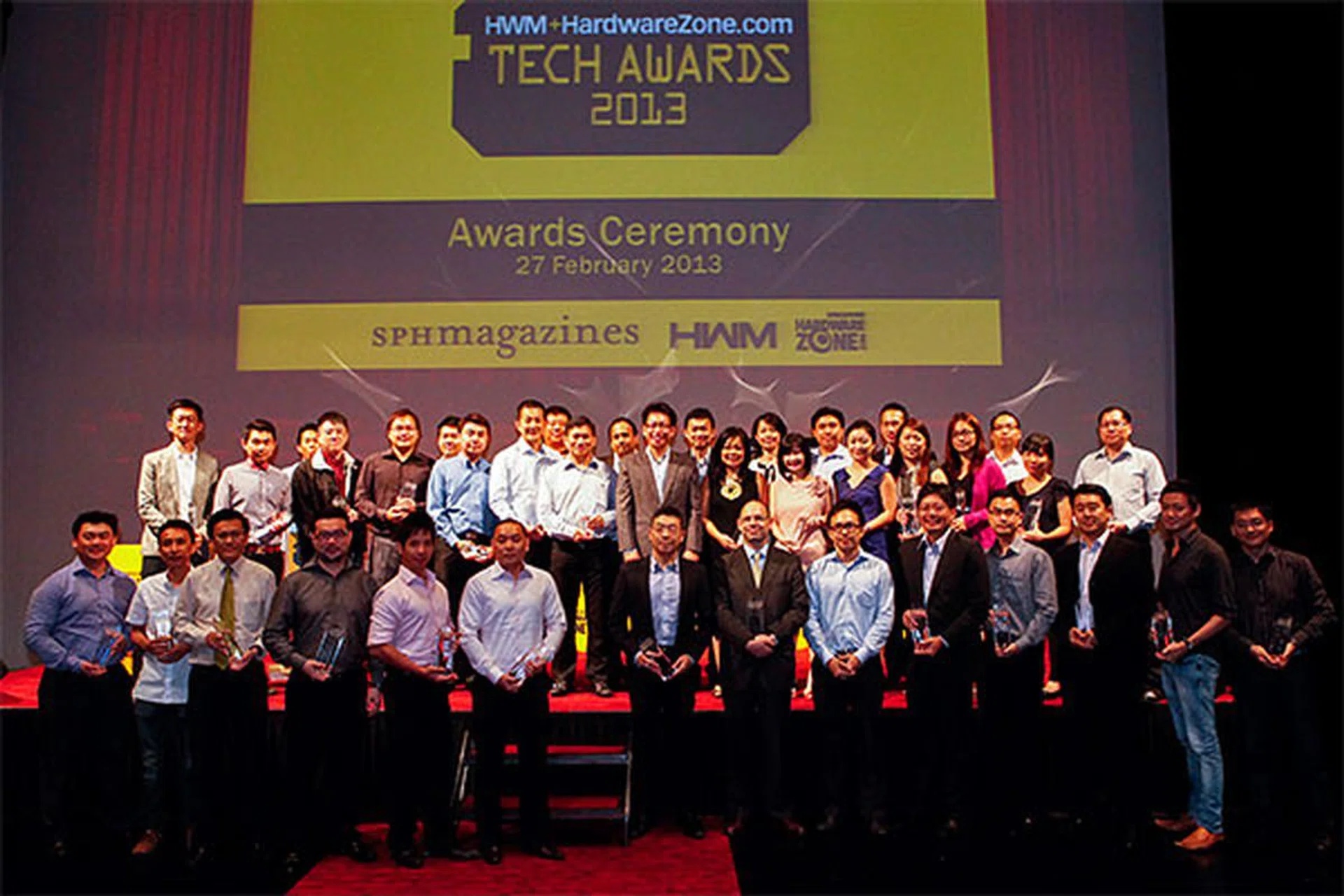 Group photo time! Congratulations to all the winners.