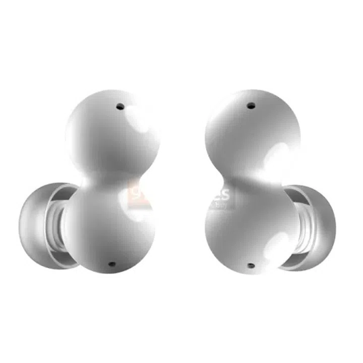 A closer look at the peanut-shaped Particles by XO true wireless earbuds. Credit: 91Mobiles.