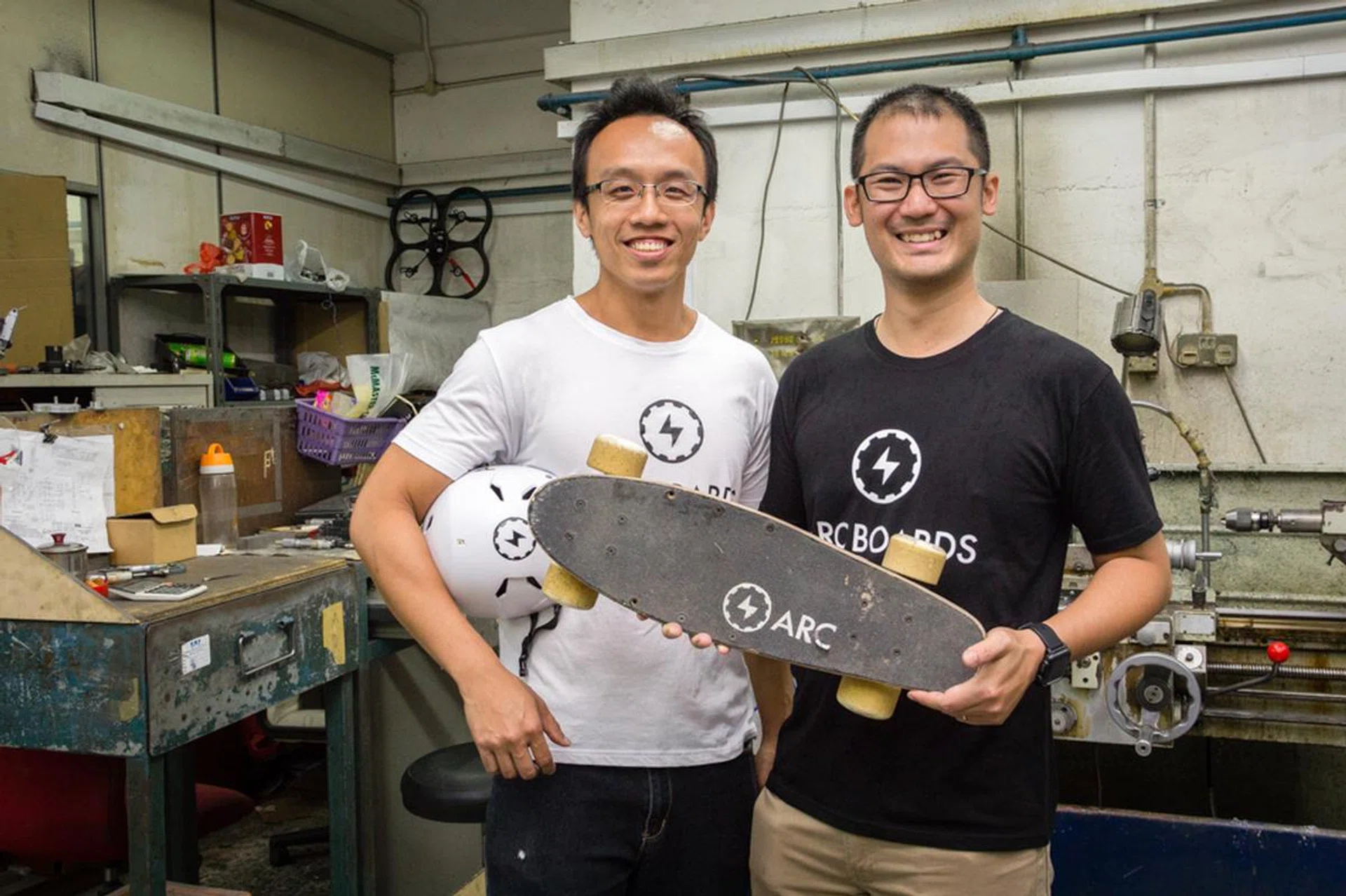 Toh Wei De (left) and Ho Hung Yi (right), two of the three co-founders behind the Arc Board.