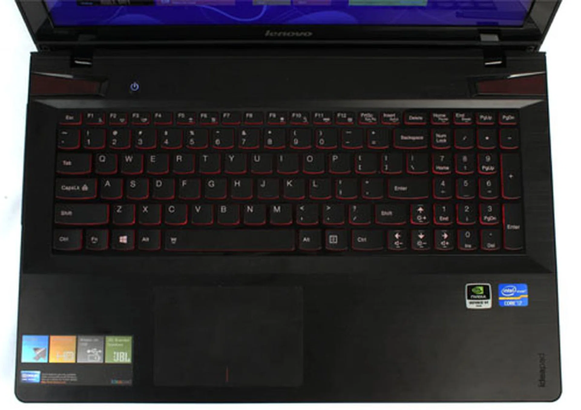 The keyboard is full-sized, but a bit cramped.