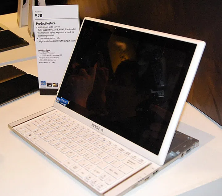 The new S20 Slidebook has been updated to feature the latest Intel i7 'Haswell' processor.