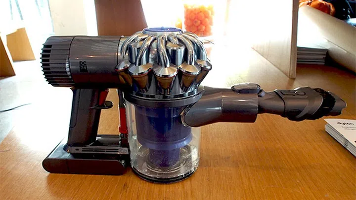 The Dyson DC74 can also be outfitted with alternative cleaning heads to clean other areas, such as inside your cars.