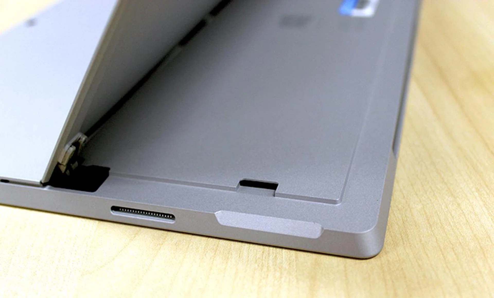 A microSD card slot lets users add up to 64GB more storage.
