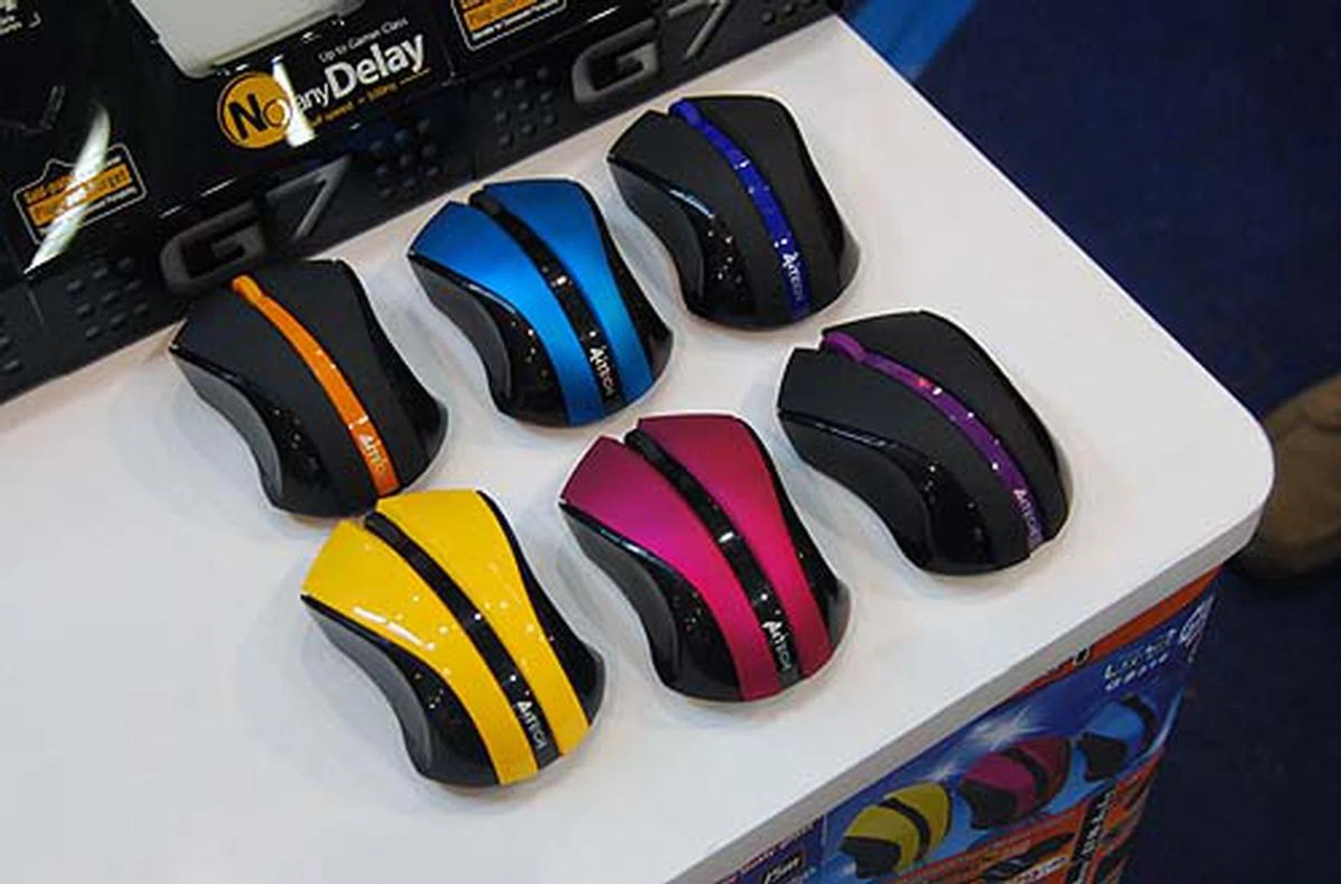 A4Tech's G9 mouse works even on dusty glass and is just $39. 