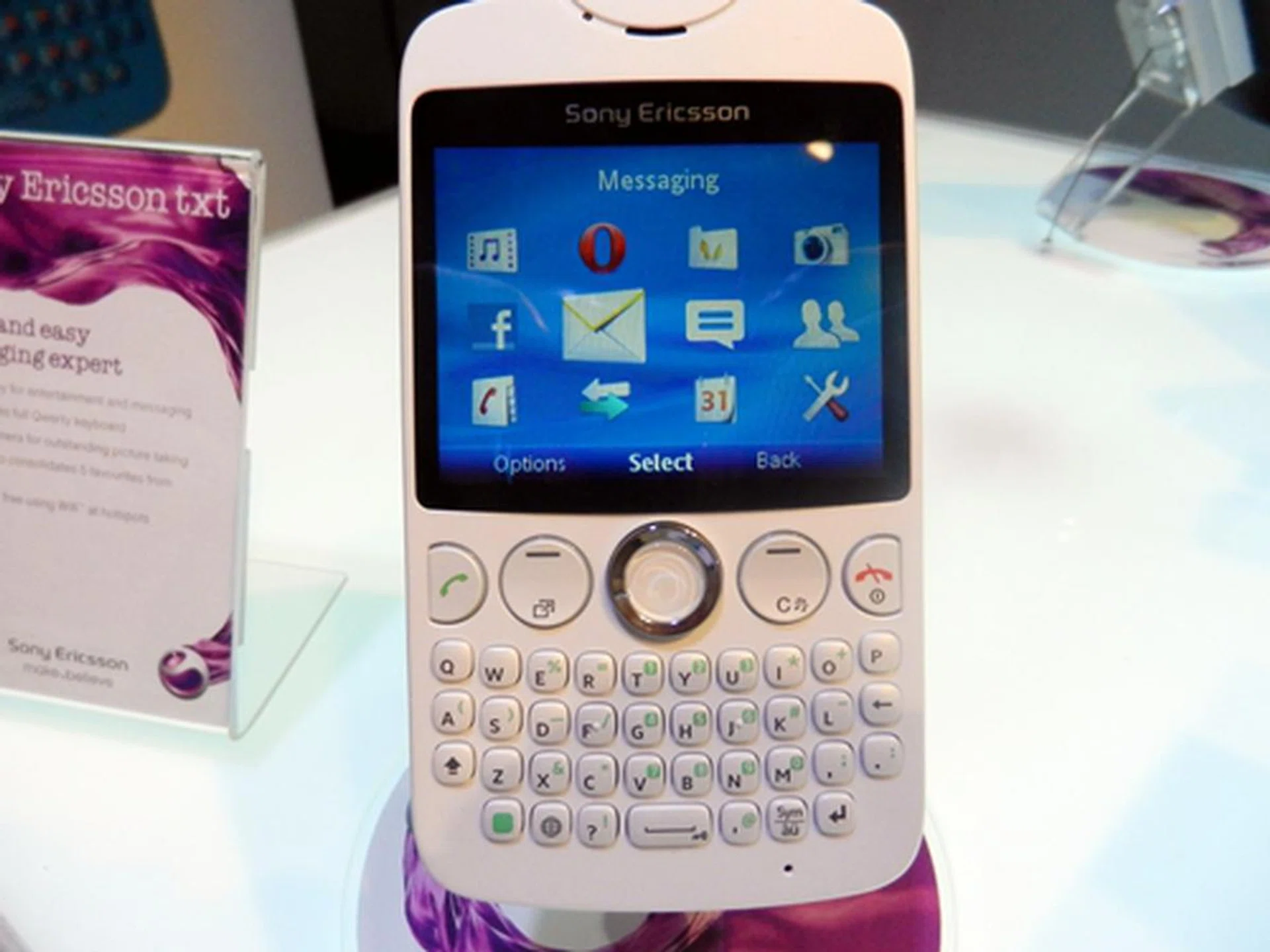 Sony Ericsson markets the txt as an entertainment messaging device .