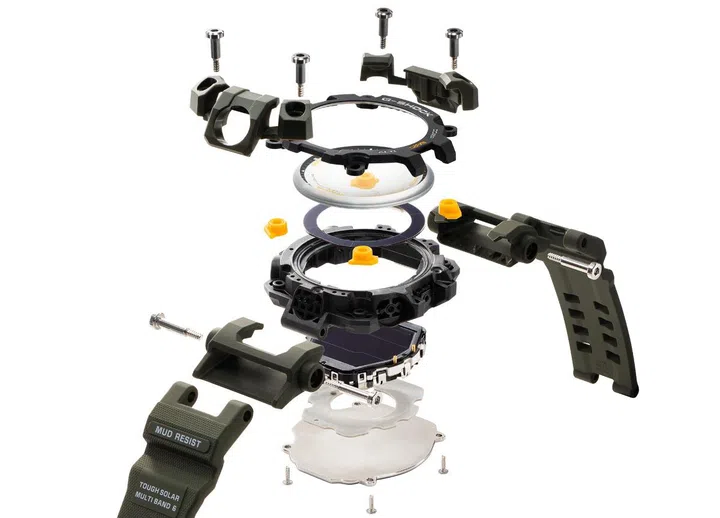 A Carbon Core Guard structure helps ensure ruggedness. (Image source: Casio)