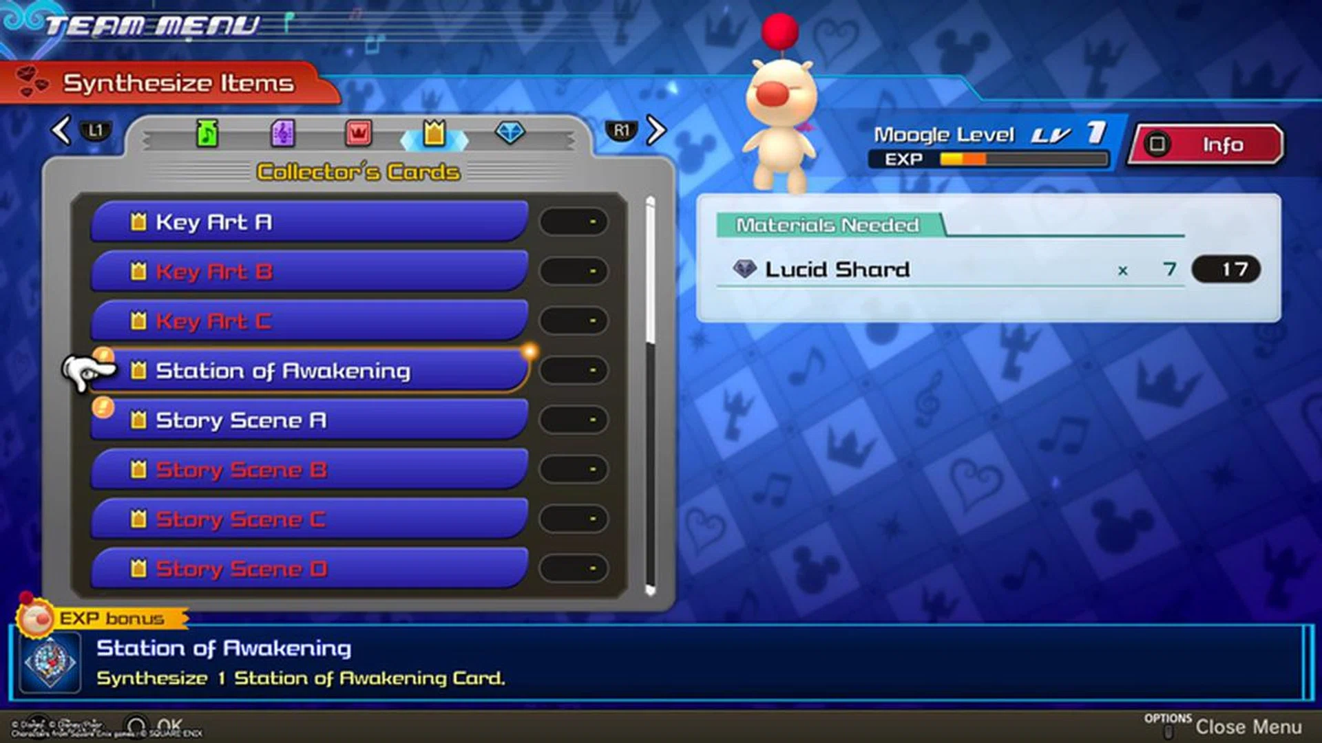 A lot of items in this game don't do much, making a lot of the RPG elements feel unnecessary. You won't need to synthesise too many items with your Moogle for example, or even try to level the Moogle up. It just doesn't matter to gameplay. 