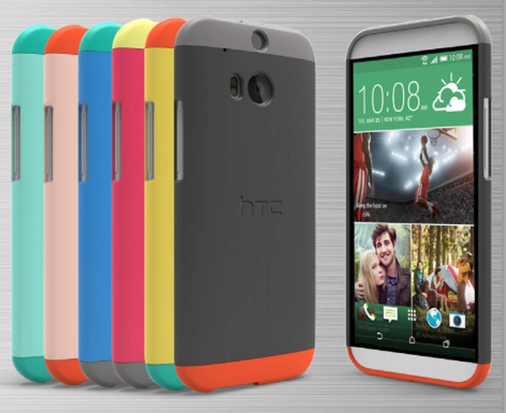 Two extra top and bottom cover pieces are included to allow up to four different color combinations for the Double Dip case.