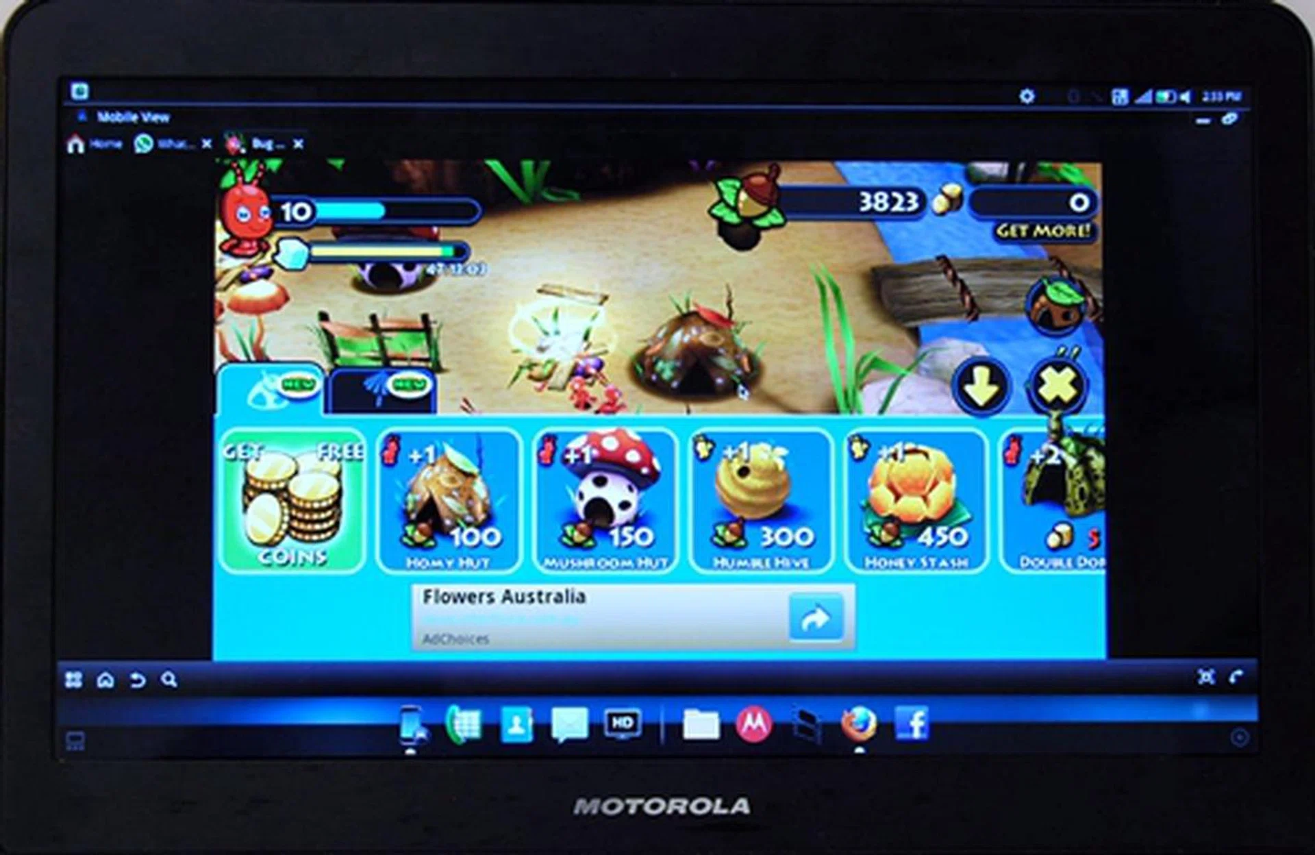 You can also maximize the Android window to fit the whole screen.