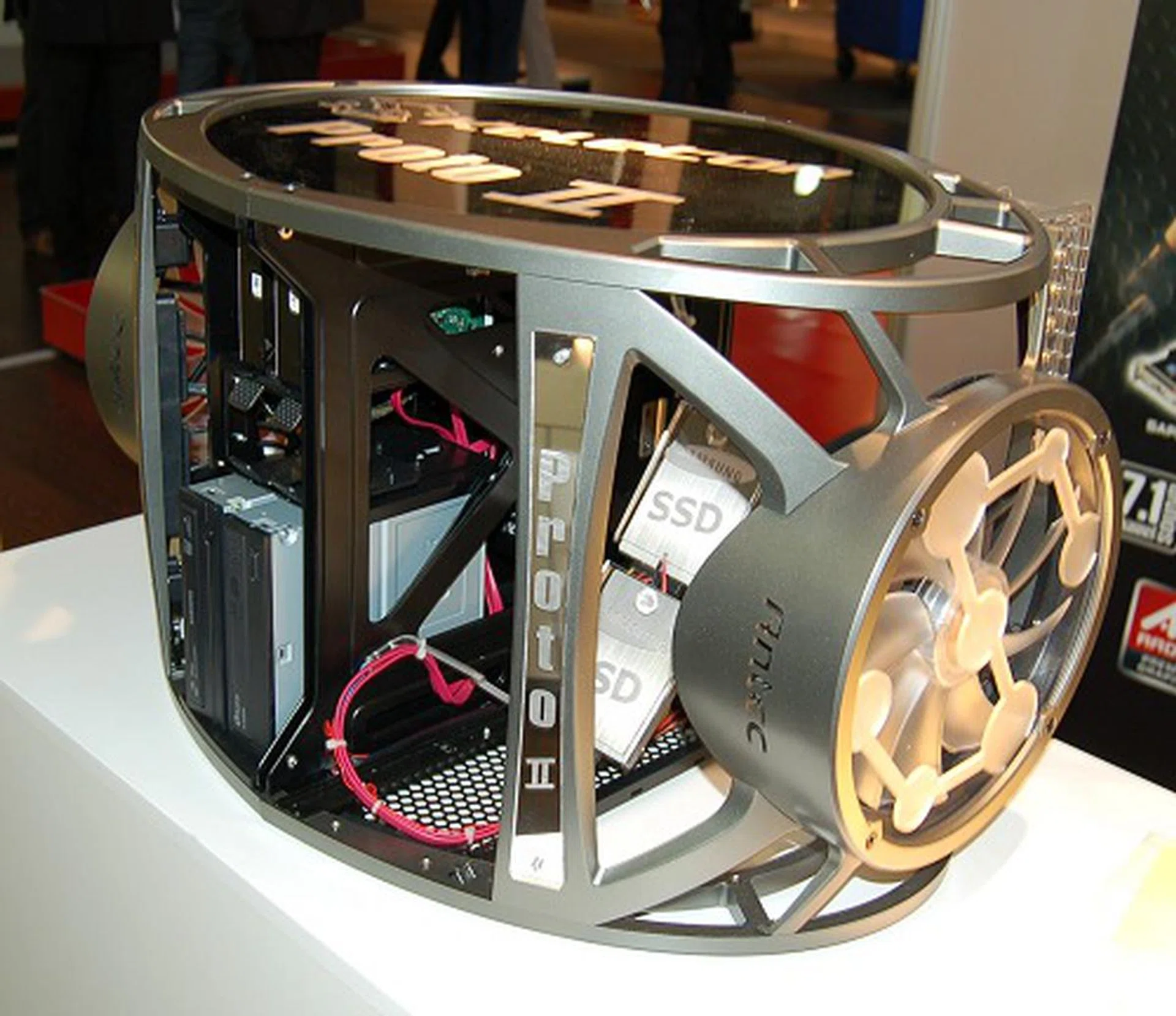  Here's another view of their proto on display.  