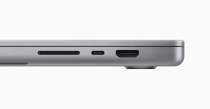 The HDMI port now supports 8K external displays at up to 60Hz. (Image source: Apple)