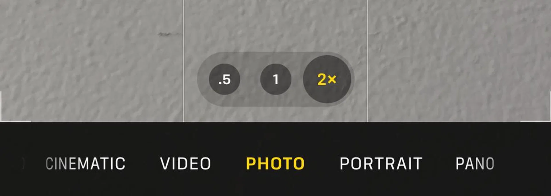 There's a new 2x zoom, but it's a digital zoom that's taking a crop of the middle section of the main camera sensor.
