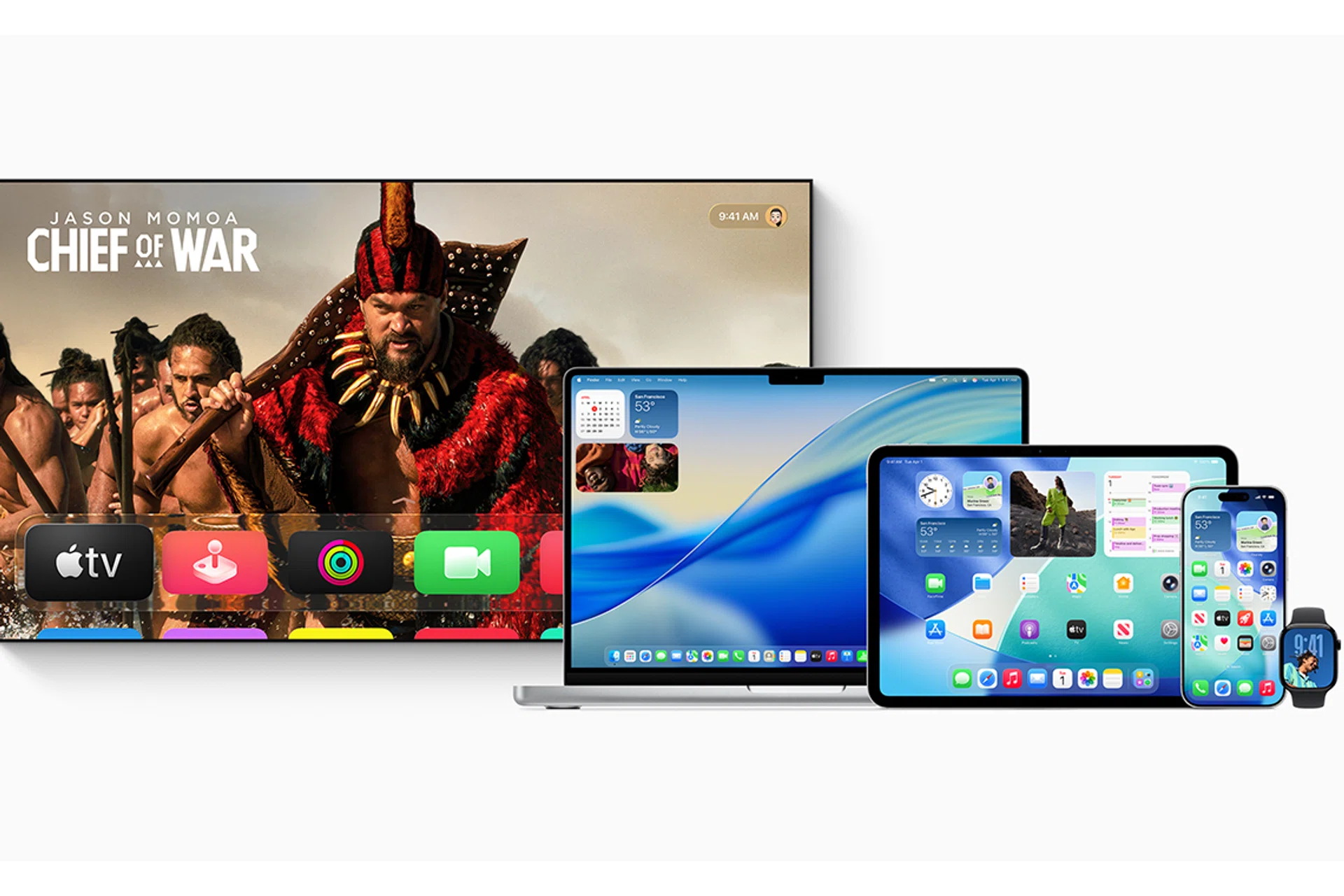 Apple ecosystem updated to the latest version.
