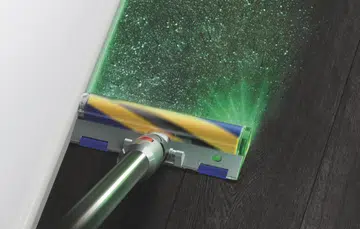 The new Dyson V15 Detect has lasers to highlight dust and dirt. (Image source: Dyson)
