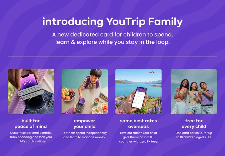YouTrip Family set-up and extra cards