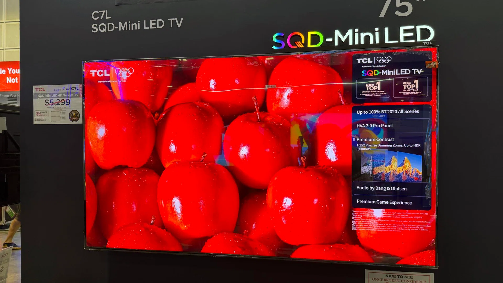 TCL C7L 85-inch SQD Mini-LED TV