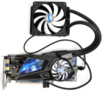 The HIS IceQ R9 290X Hybrid graphics card features a slightly overclocked Radeon R9 290X GPU at 1100MHz. Its 4GB GDDR5 video memory has also been overclocked to 6000MHz. Hence, the closed liquid cooling kit is in order to keep things running cool!