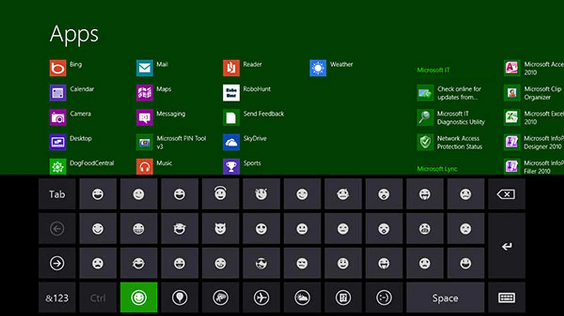 Like to use emoticons in your email or chat? Windows 8 has you covered.