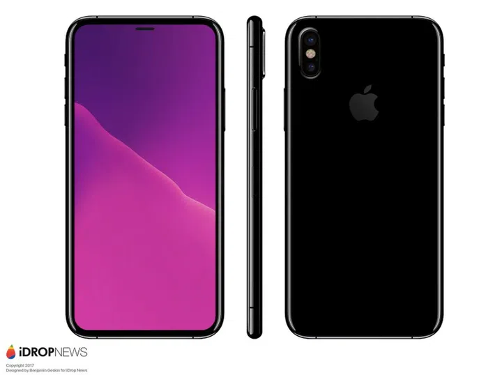 Concept images of the iPhone 8. <br>Image source: iDROPNEWS