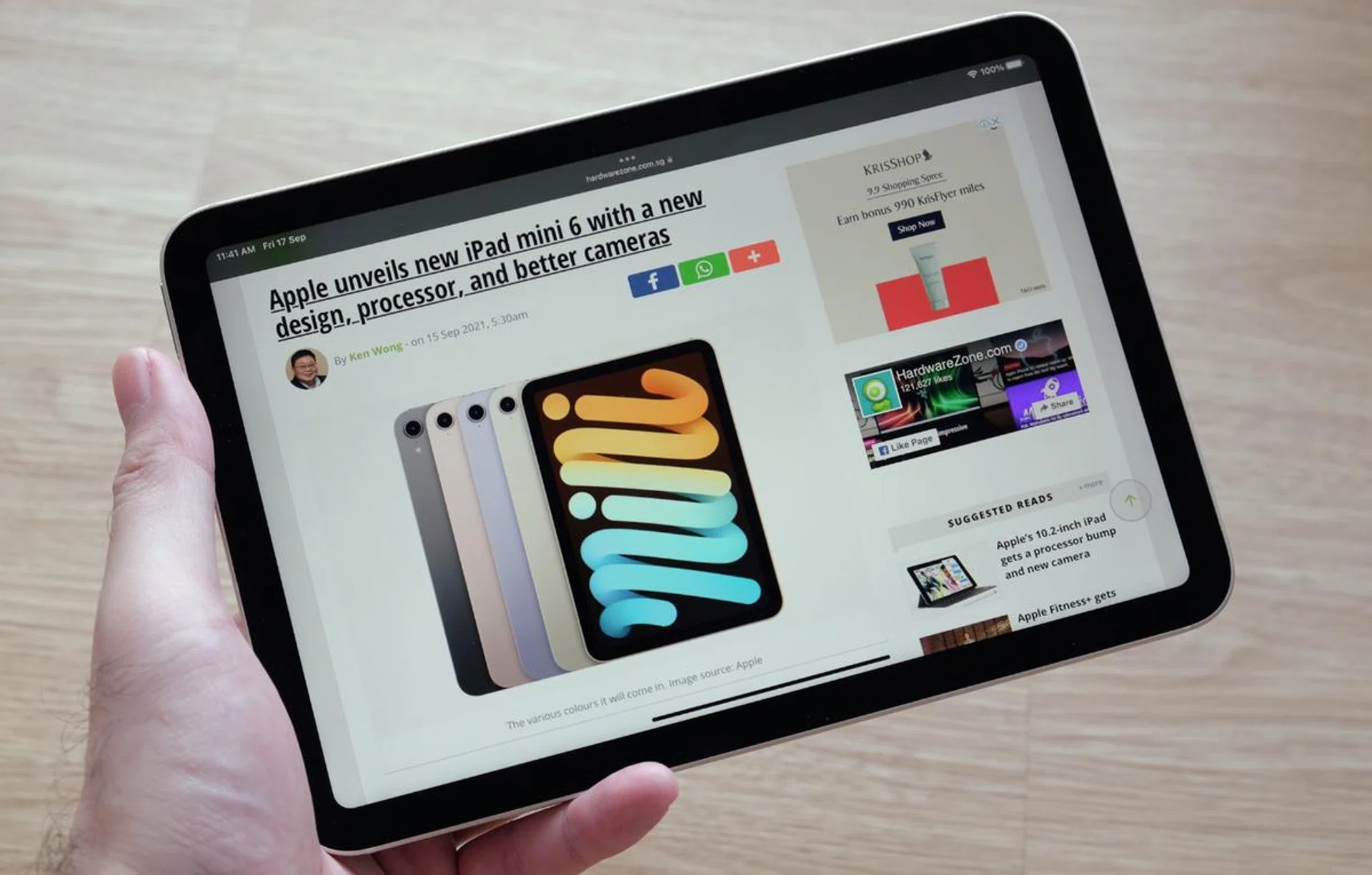 Yes! A new iPad Mini.
