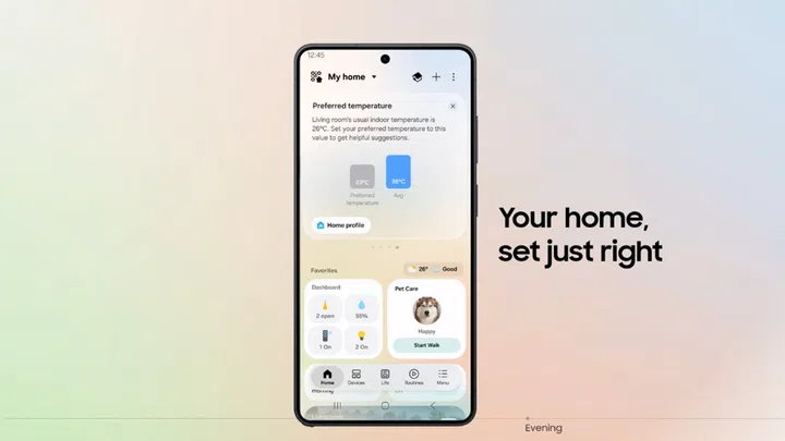Samsung’s updated SmartThings app