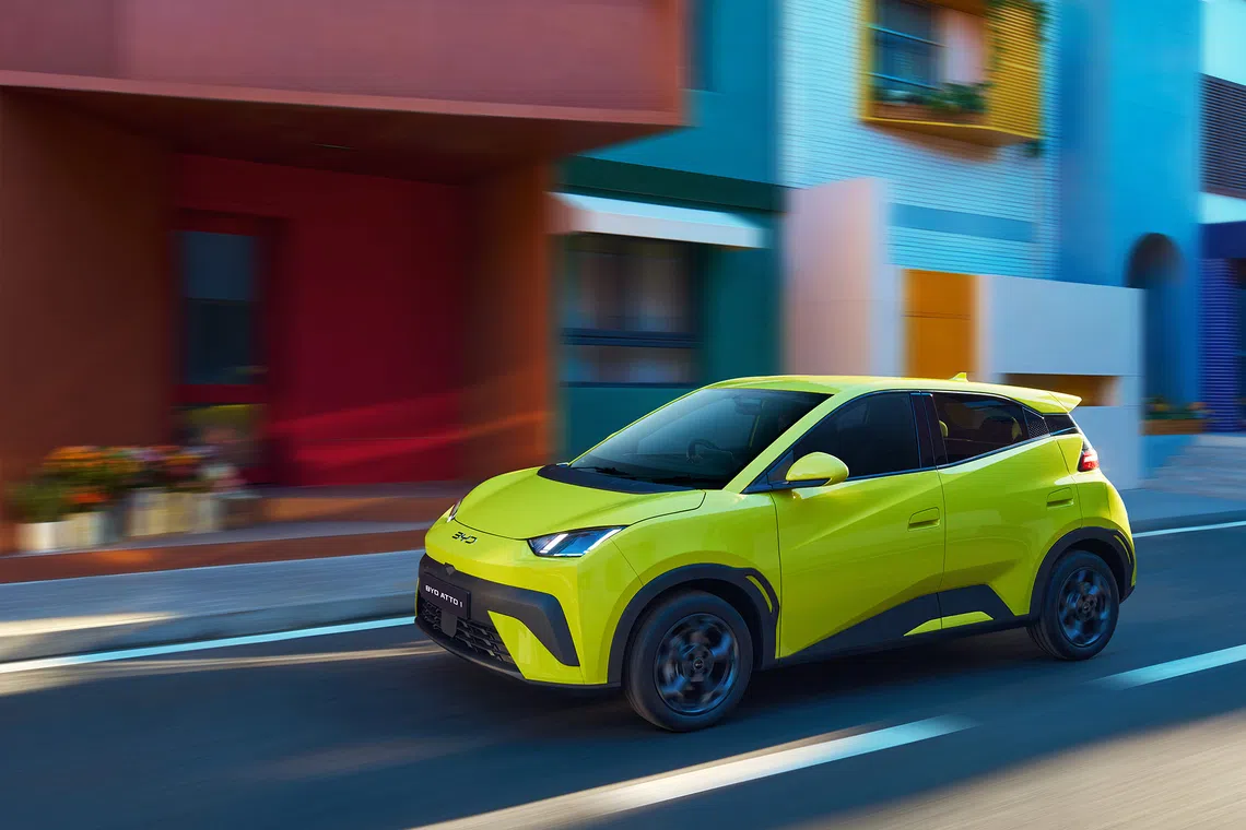 BYD’s Atto 1 is a compact electric hatchback that aims to be the ideal city-driving companion