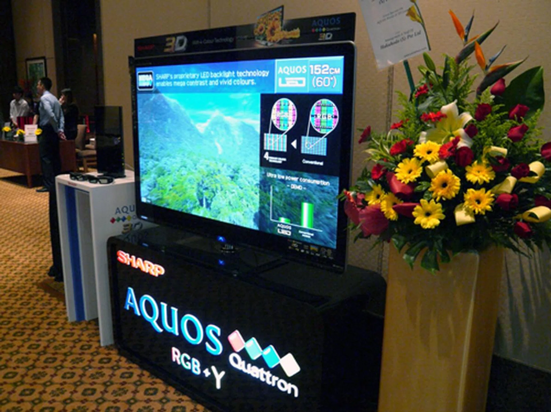 The LE925 guns up to 240Hz for its frame rate with the help of MEMC (Motion Estimation & Motion Compensation) plus use of scanning backlights. Sharp is expected to bring the LE925 in just before Christmas.