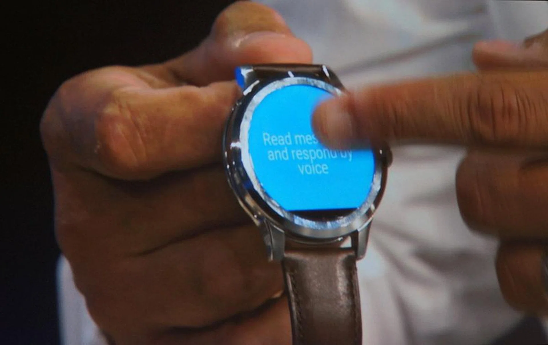 Here’s another quick glance of the smart watch in use. No exact details were shared when it will be out.