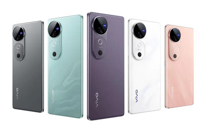 Vivo V40 and V40 Pro in various colourways. Image: Vivo.