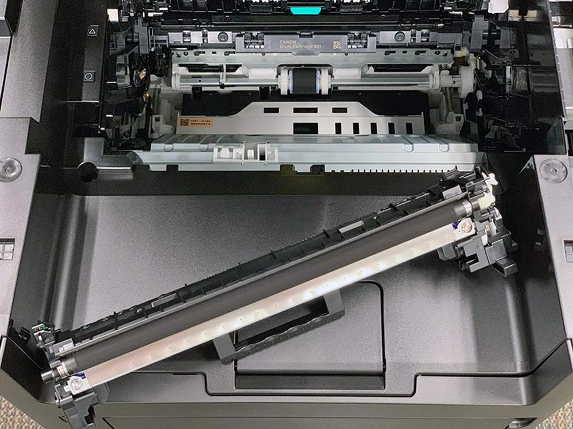 Instead of ink cartridges, laser printers use toner cartridges. You can think of toner as powder ink.