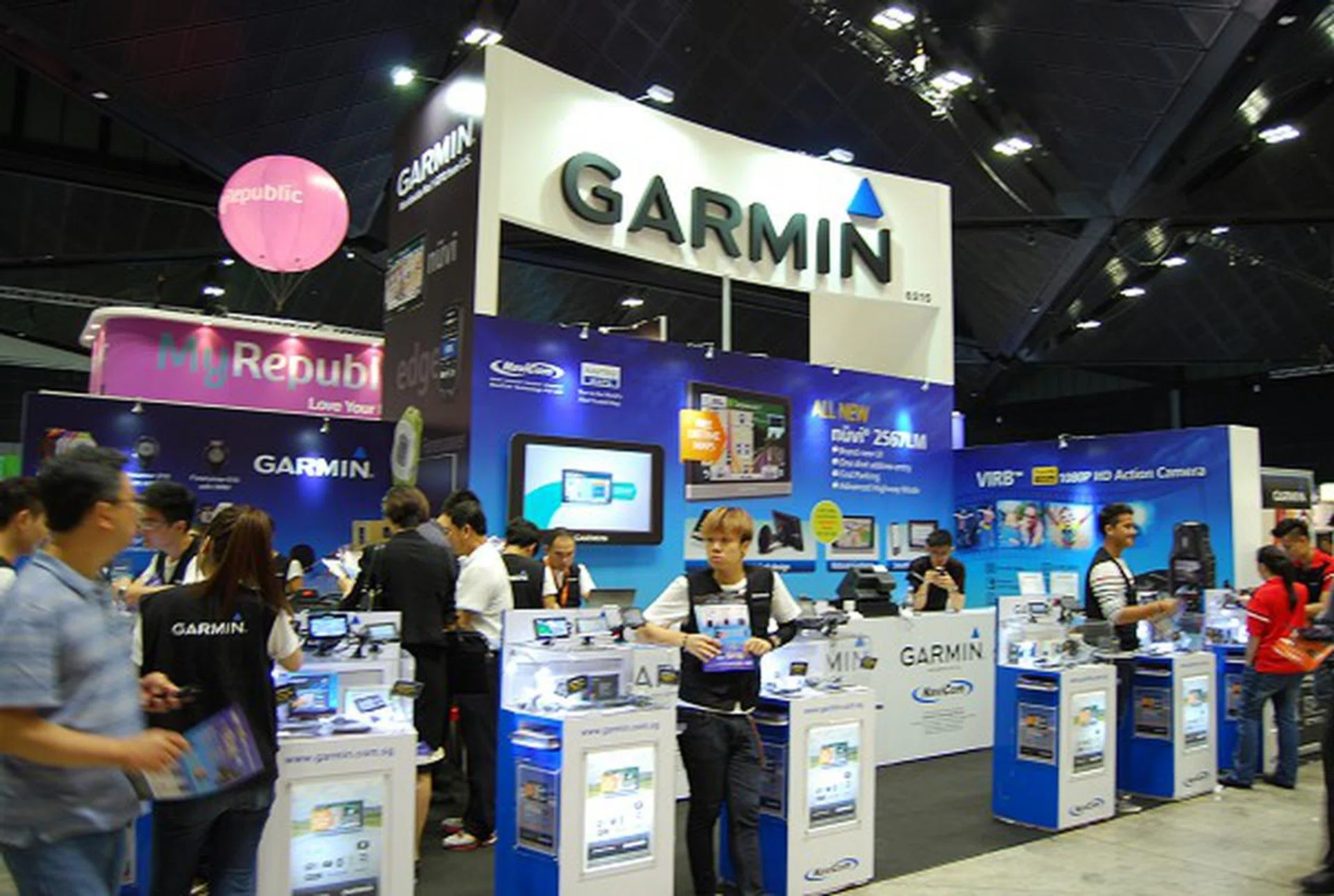Garmin's Booth