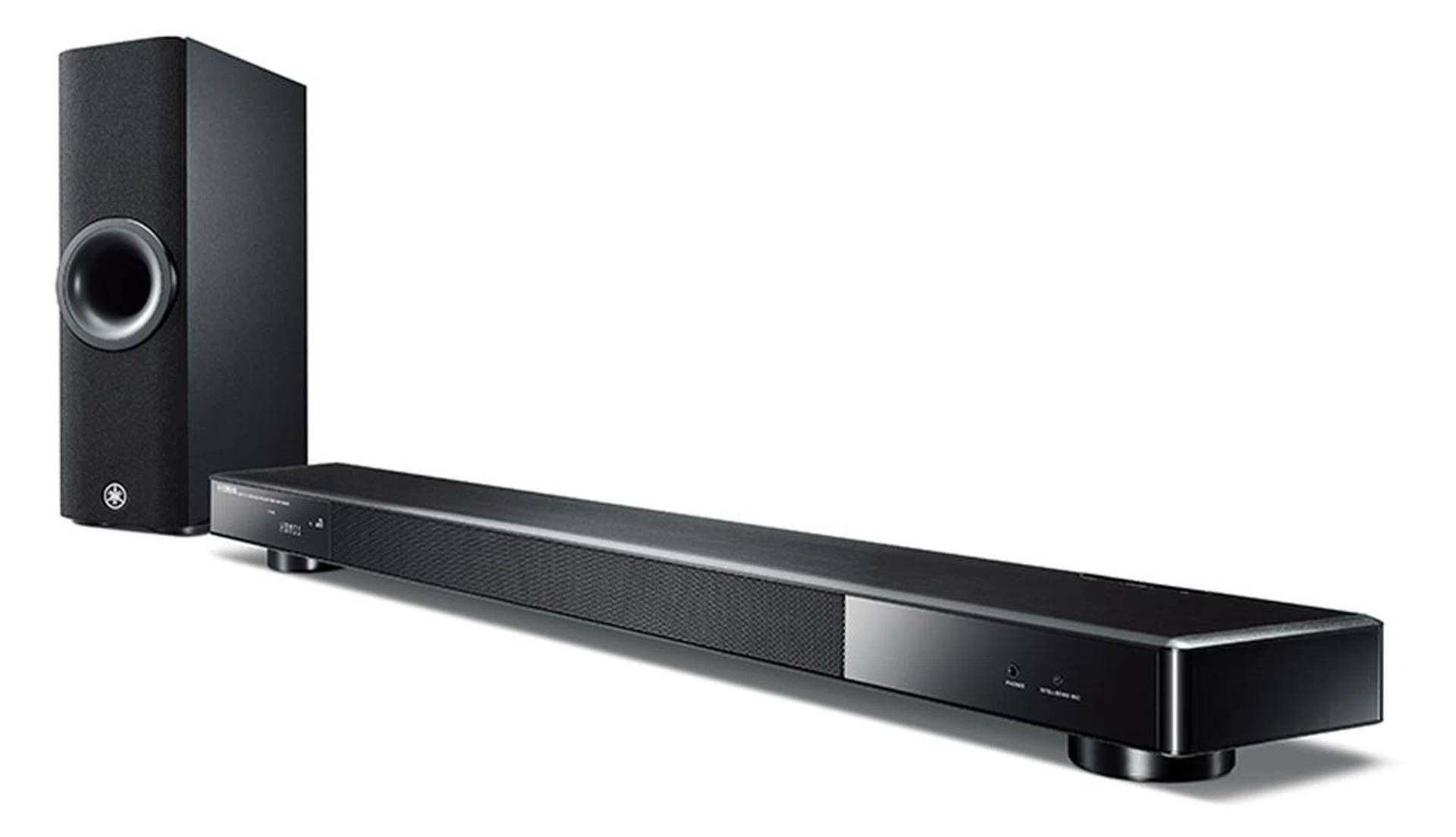 The Yamaha YSP-2500 might be pricey, but if space is something you lack, this two-piece speaker set offers a true and believable surround sound experience.