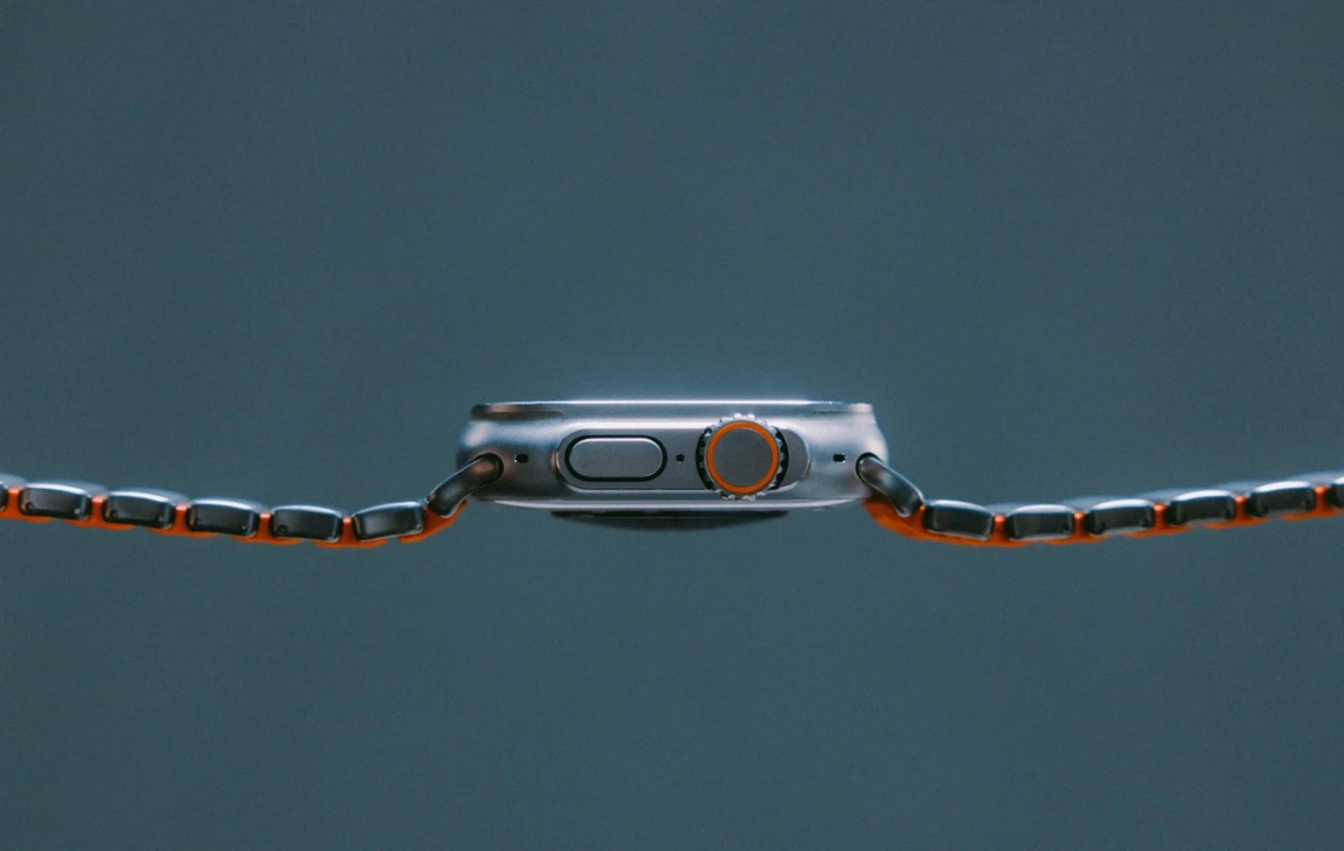 Nomad’s new Stratos Band in ultra orange.