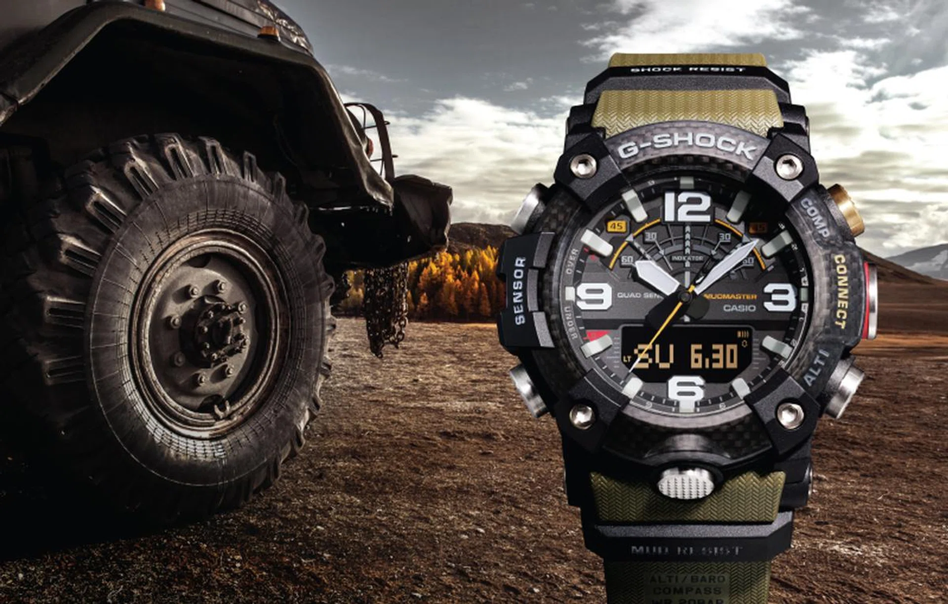 The Casio G-Shock Mudmaster GG-B100. (Image source: Casio)