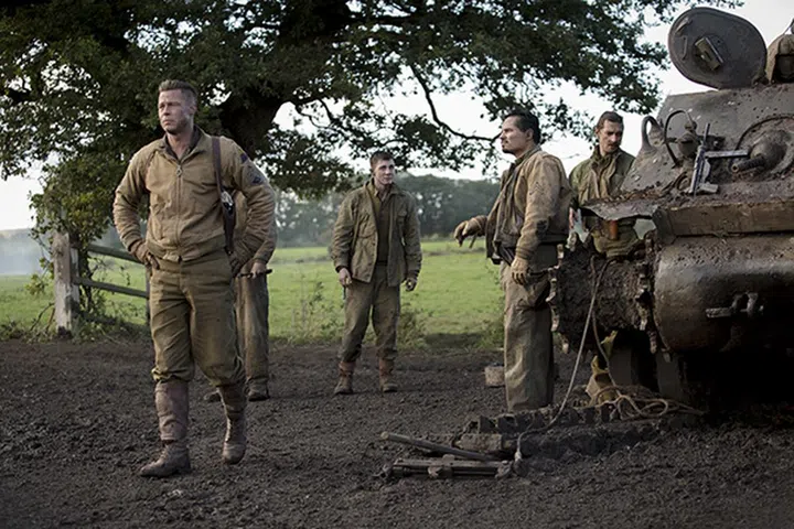 Fury is Sony's latest blockbuster and is headlined by Brad Pitt.