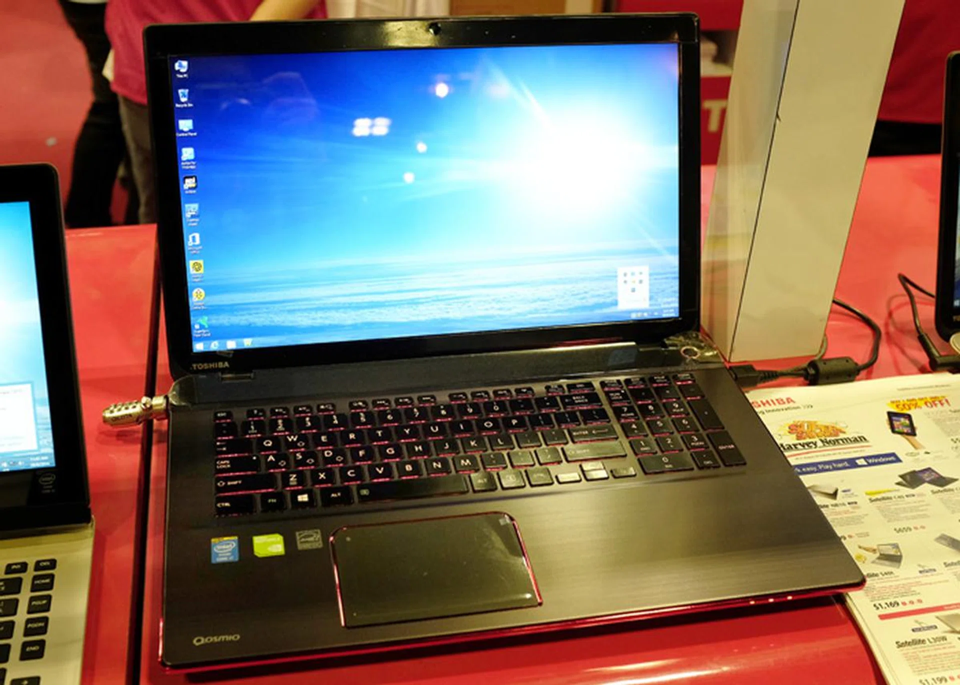 Toshiba's Qosmio  X70-A105 gaming notebook is armed with a 17.3-inch Full HD display, Intel Core i7-4700MQ processor, NVIDIA GeForce GTX 770M GPU, 8GB RAM, and 1TB HDD. It can be picked up at Comex for $2,349 and comes with a free notebook bag, Norton Internet Security, and 2nd year warranty extension.