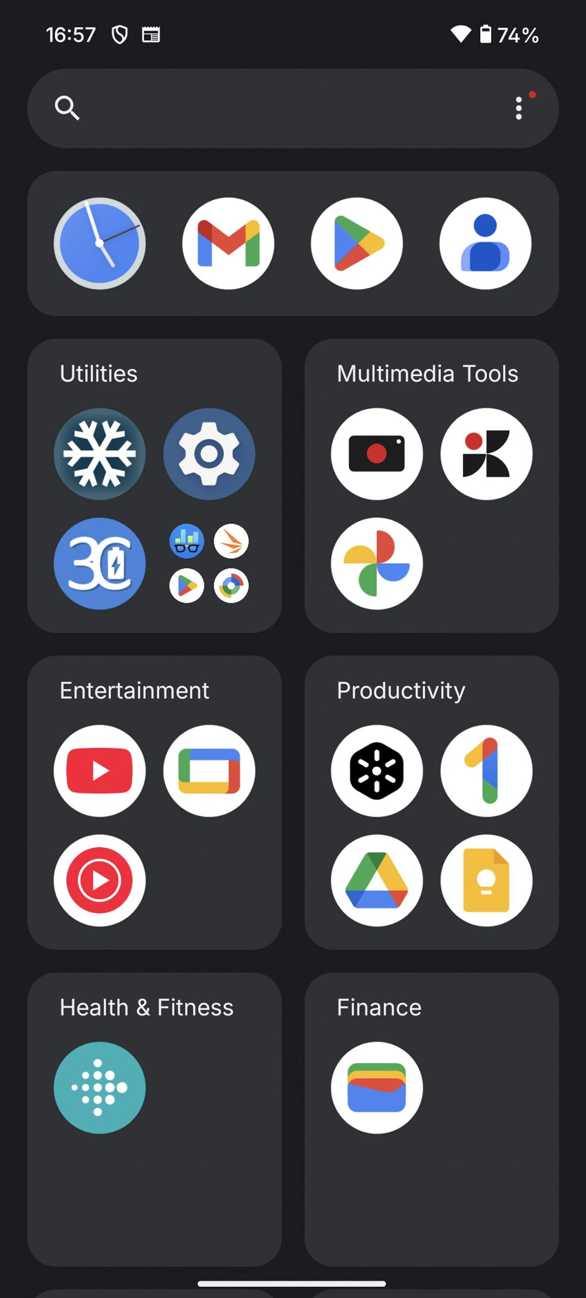Smart App Drawer. Photo: HWZ.