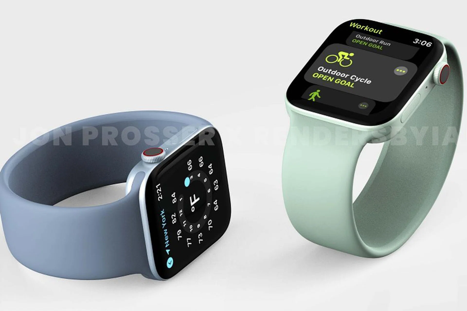 Render of the Apple Watch Series 7. <br>Image source: Jon Prosser and RendersbyIan.