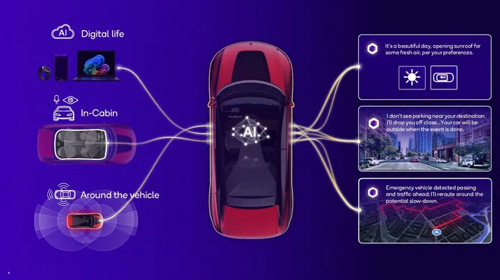 Next-level in-car entertainment and driving assistance can be made possible with the new Snapdragon automotive platforms. Image: Qualcomm.