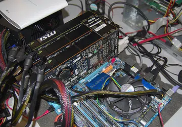 1344 CUDA cores and more than US$1000 worth of unadulterated graphics processing power being put to work.