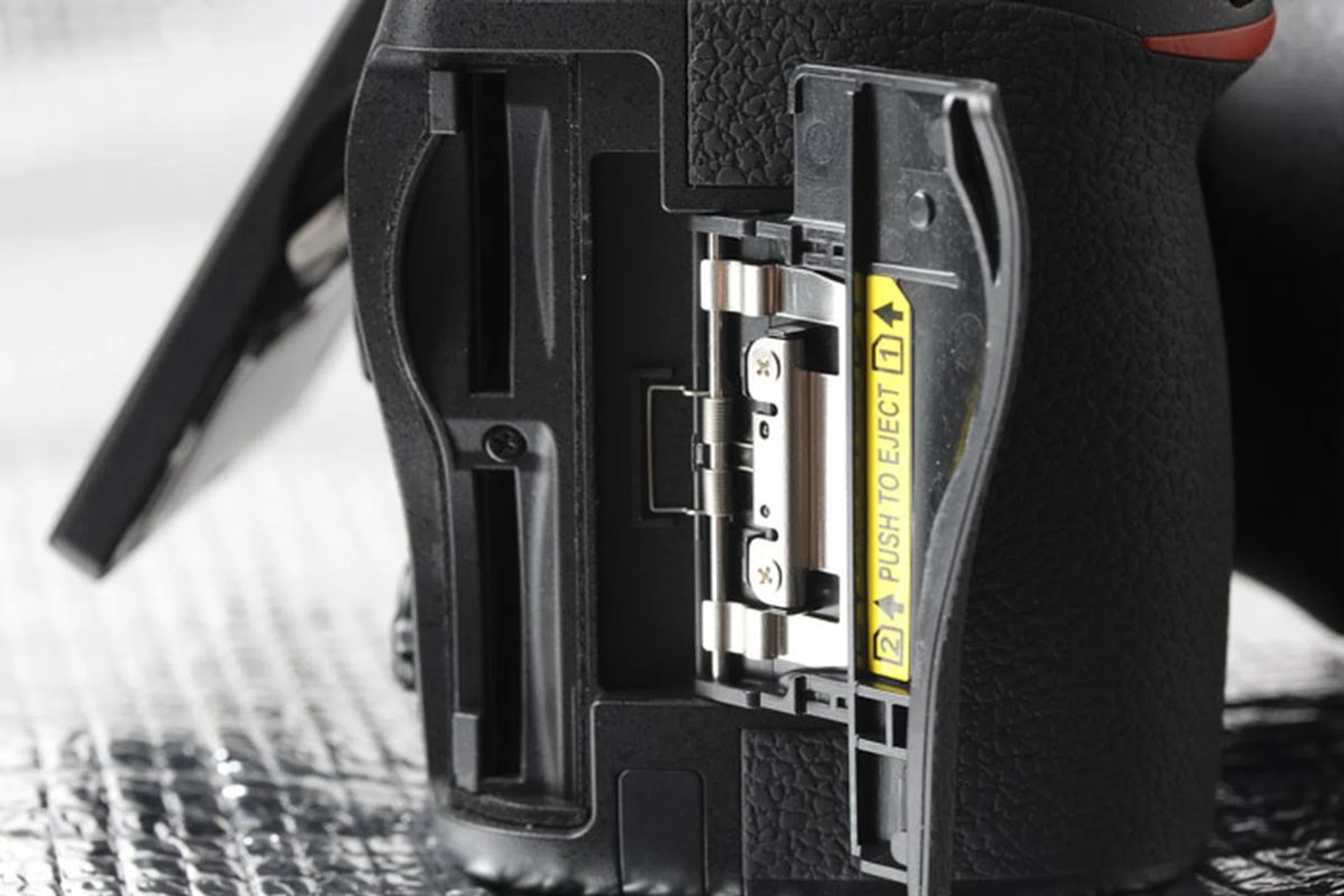 Dual SD slots for either overflow or backup shooting. 